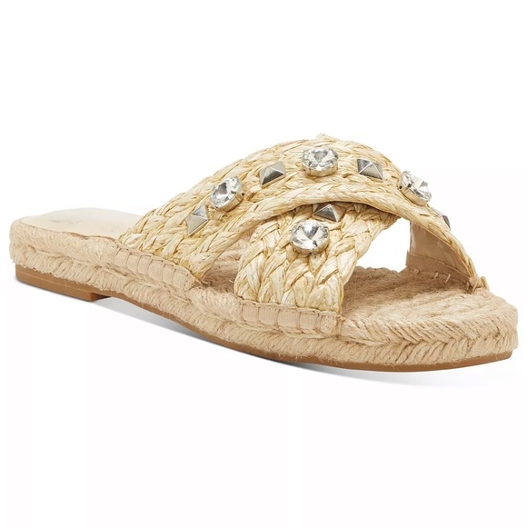 Vince Camuto Shoes - VINCE Camuto Jermindi Raffia Espadrilles Slides, 7